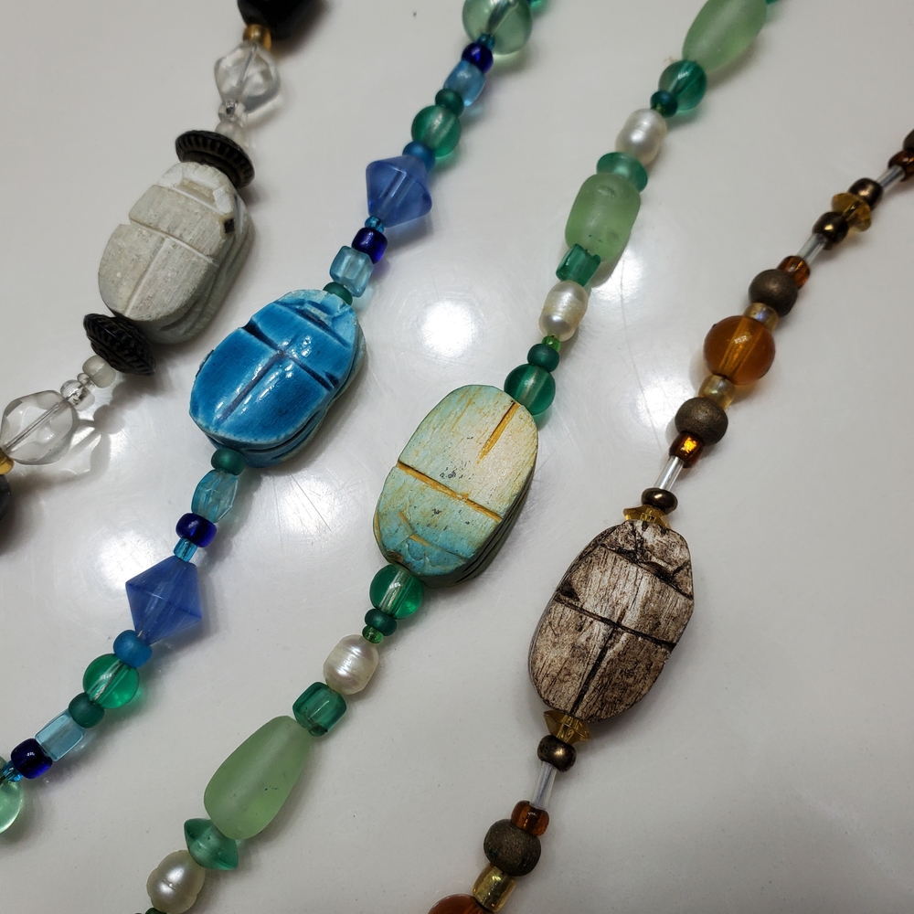 Egyptian Scarab Bracelets